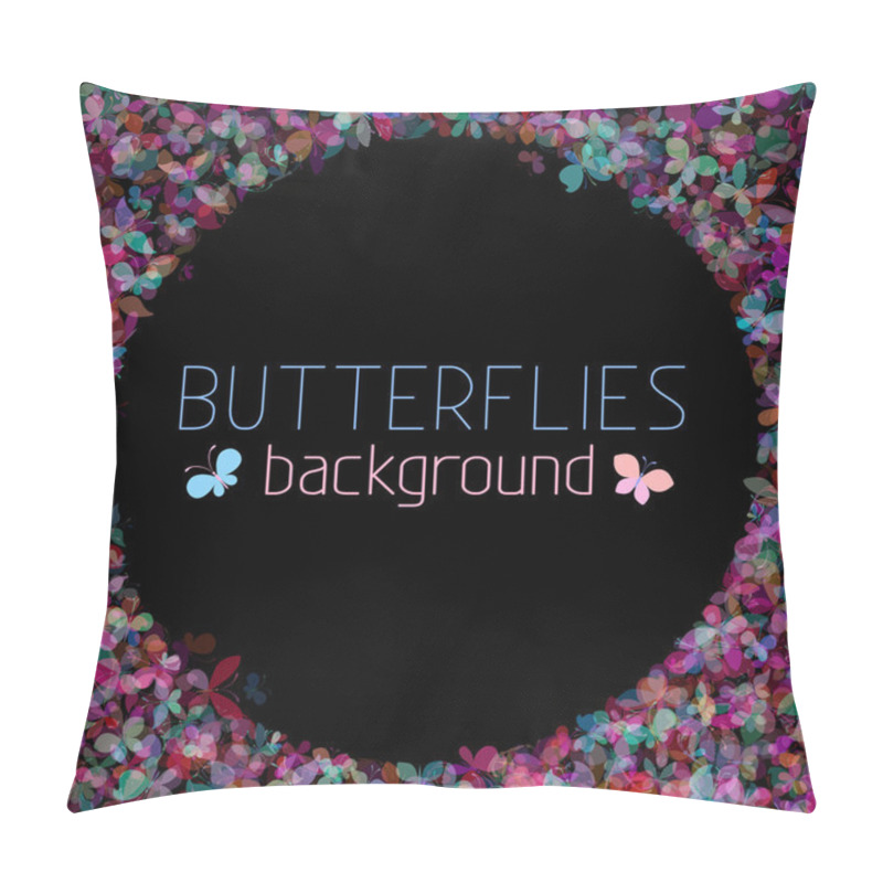 Personality  Butterflies Background Pillow Covers