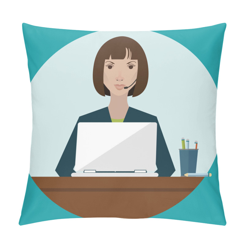 Personality  Business Customer Care Service Concept Pillow Covers