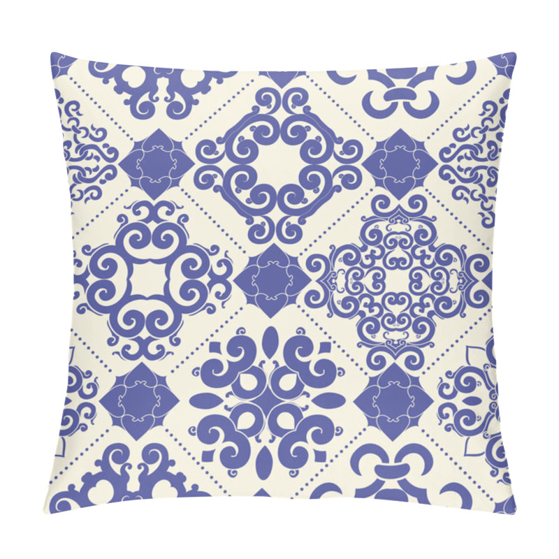 Personality  Oriental, Seamless Pattern Tile. Pillow Covers