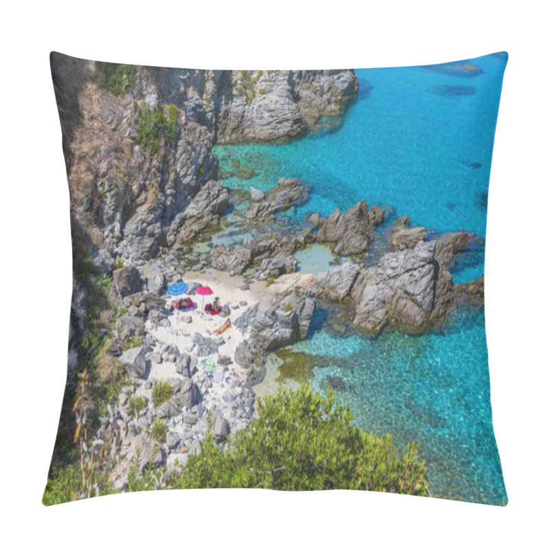 Personality  Marinella Di Zambrone - Paradise White Beach In Calabria At Beautiful Coast - Close To  Tropea - Travel Destination In Italy Pillow Covers