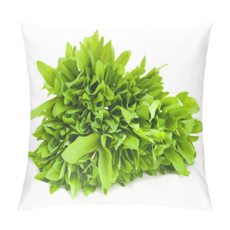 Personality  Ramson Fresh Leaves Pillow Covers