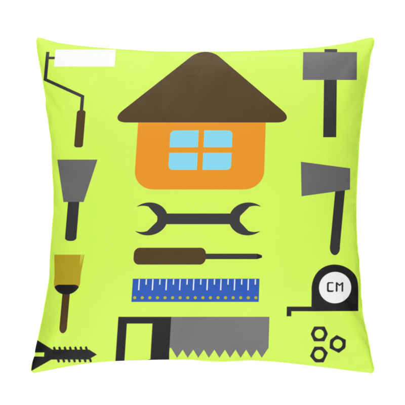 Personality  Home Repairing Tools Pillow Covers