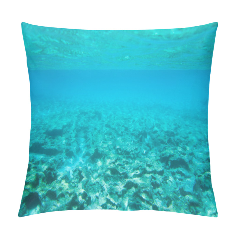 Personality  Ibiza Formentera Underwater Rocks In Turquoise Sea Pillow Covers