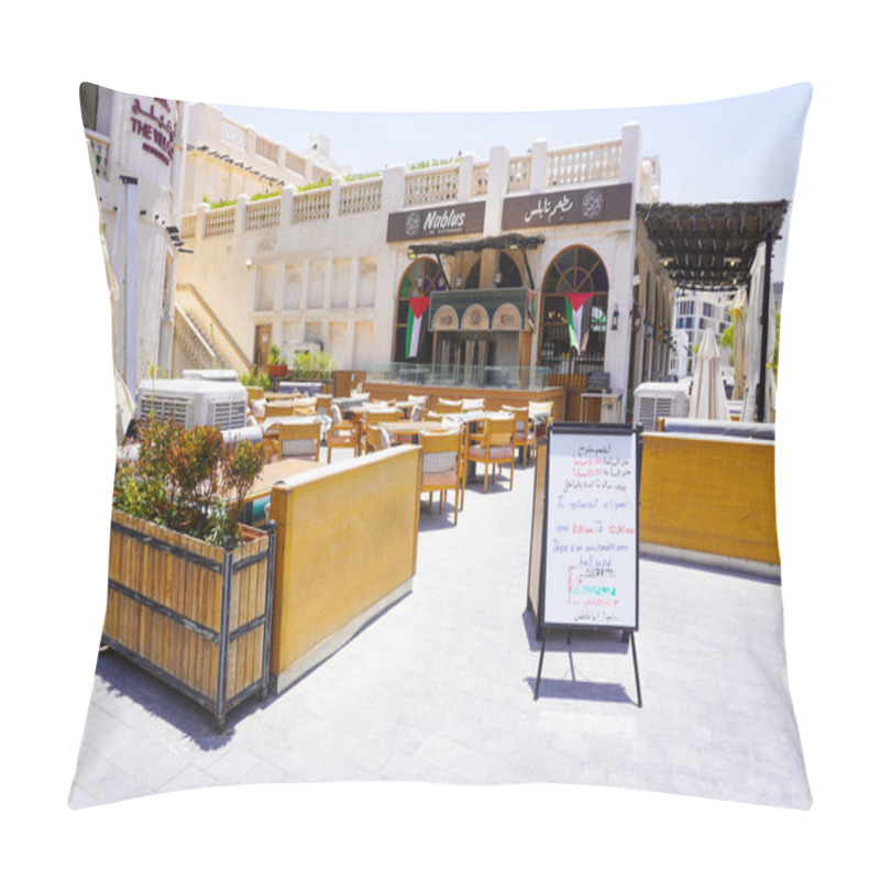 Personality  Restaurant Outdoor Seating In Doha, Qatar Pillow Covers