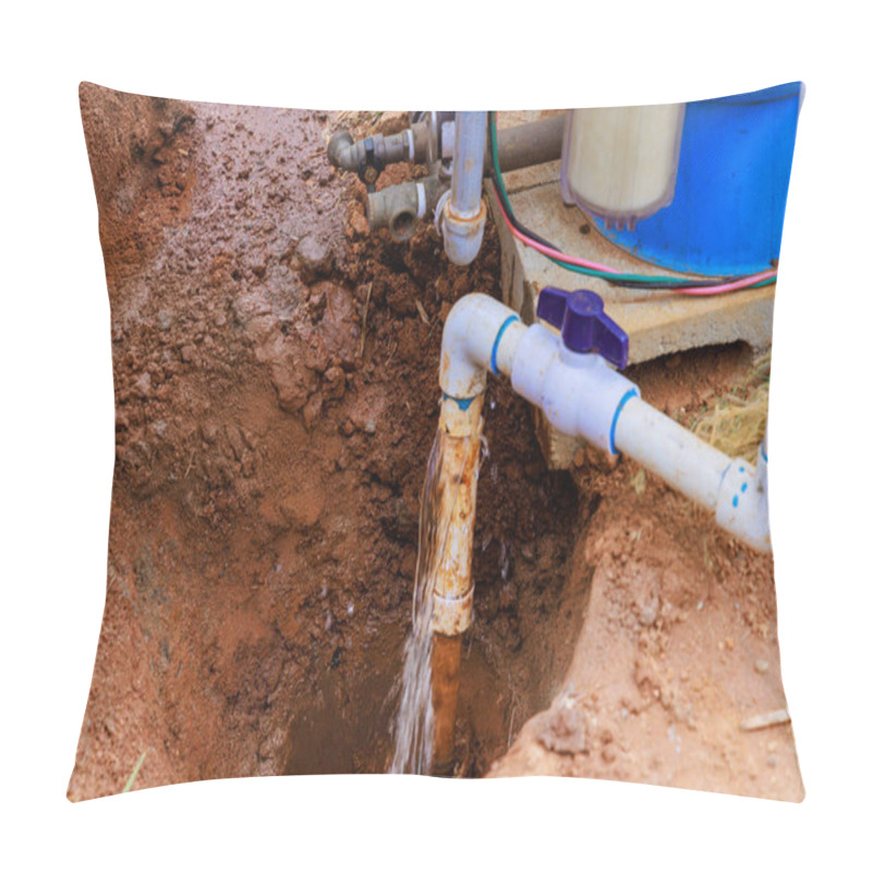 Personality  Maintenance Of Private Residence Artesian Well Pump For Water Supply Pillow Covers