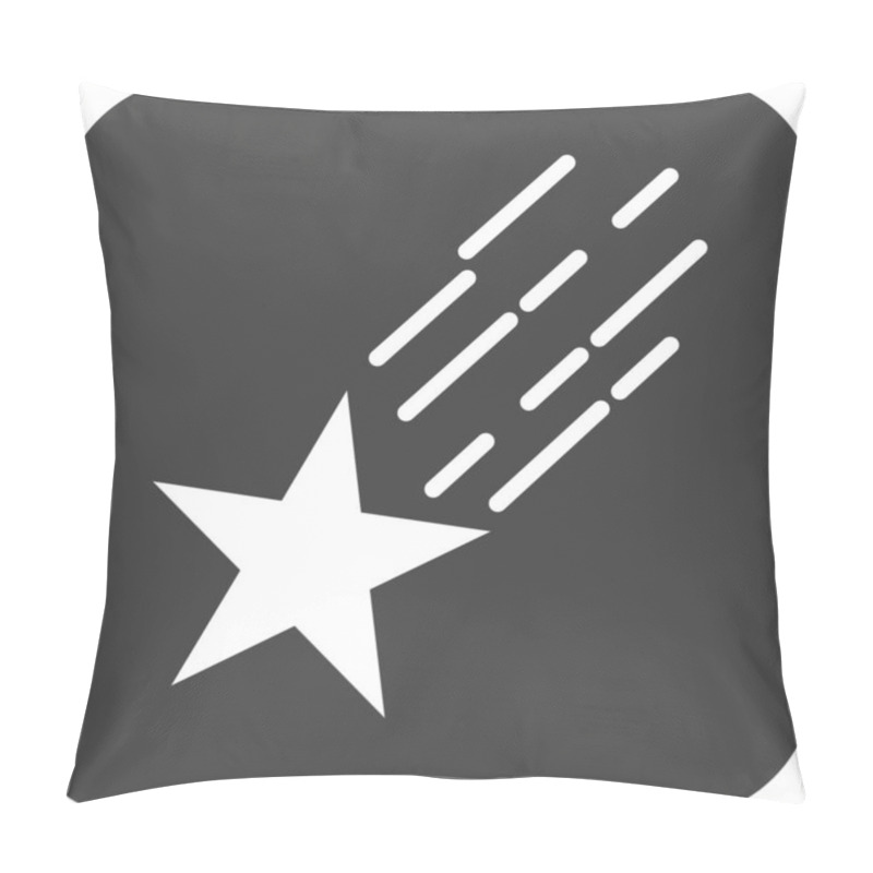 Personality   Vector Star Icon For Your Project Pillow Covers