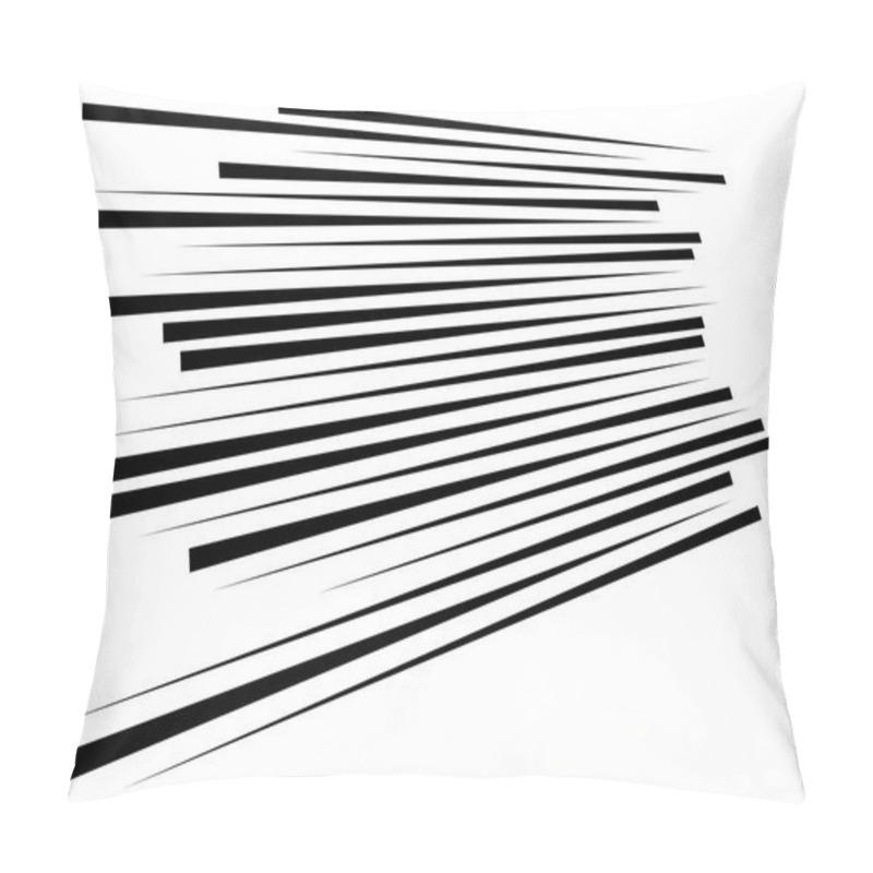 Personality  3d Lines Pattern In Perspective. Oblique, Slanting Stripes. Dimi Pillow Covers