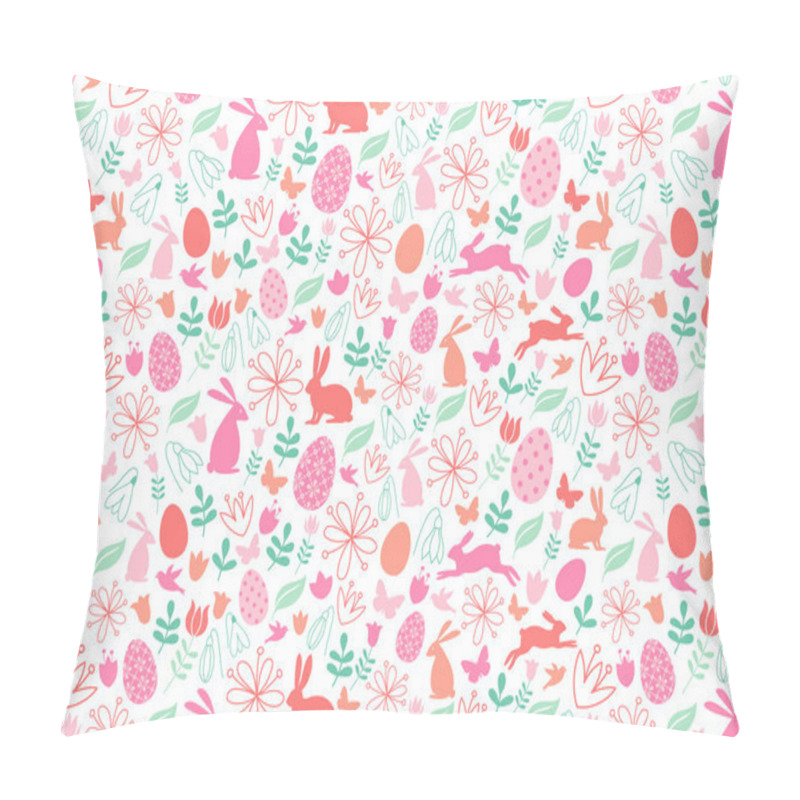 Personality  Seamless Easter Pattern, Vector Pillow Covers