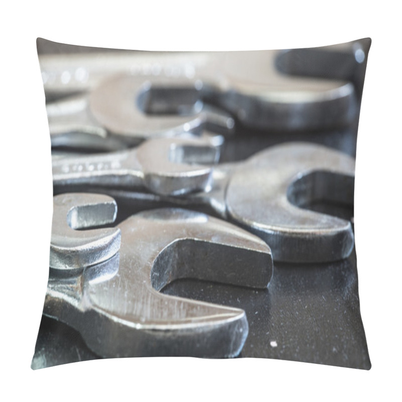 Personality  The Wrench Steel Tools For Repair Close Up Pillow Covers