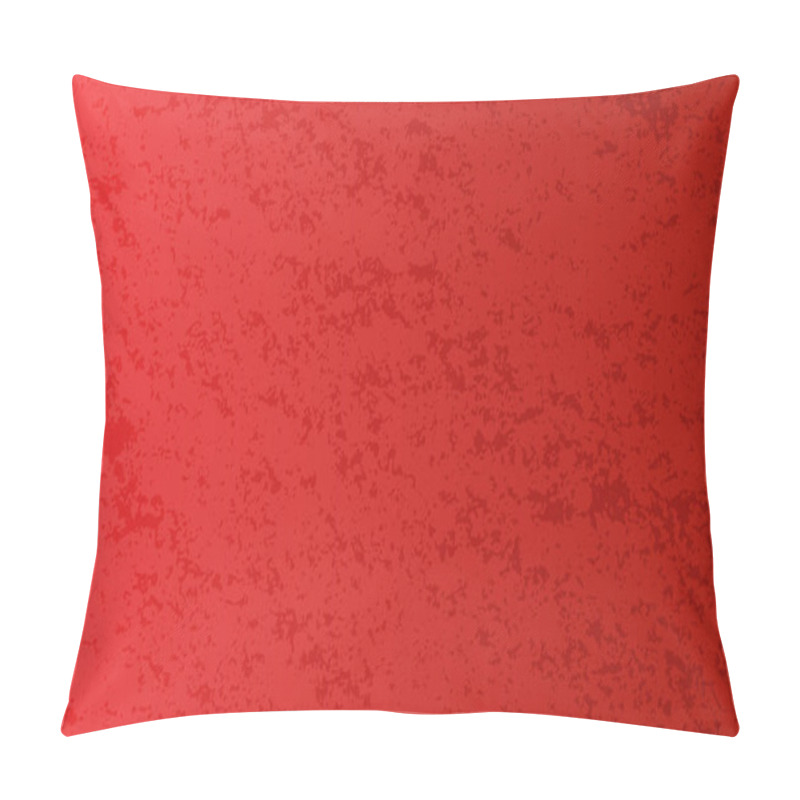 Personality  Red  In Grunge Style Textures Backgrounds. Pillow Covers