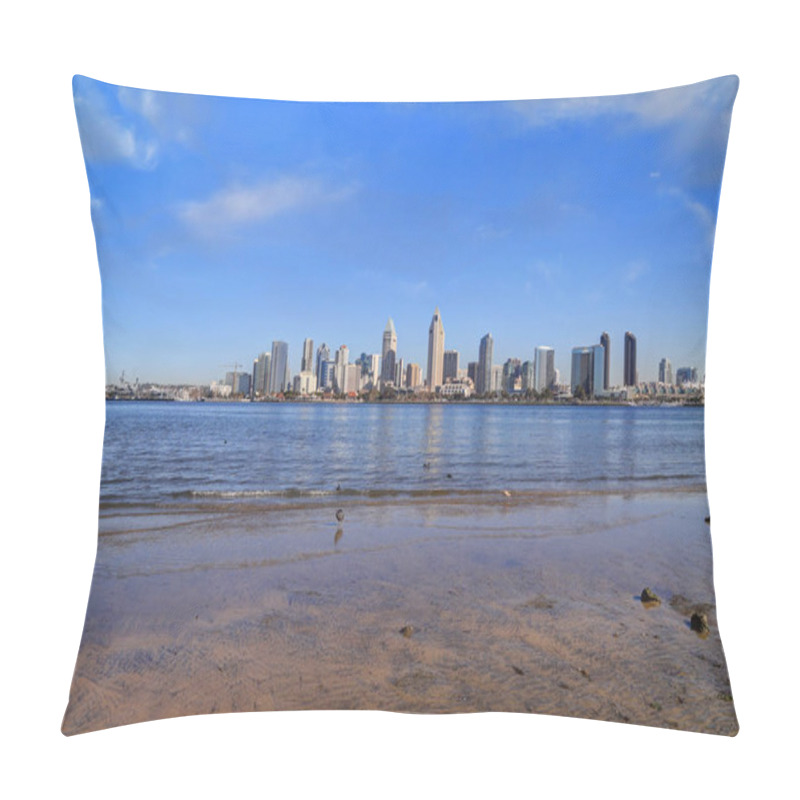 Personality  San Diego, California Skyline From Coronado Island. Pillow Covers