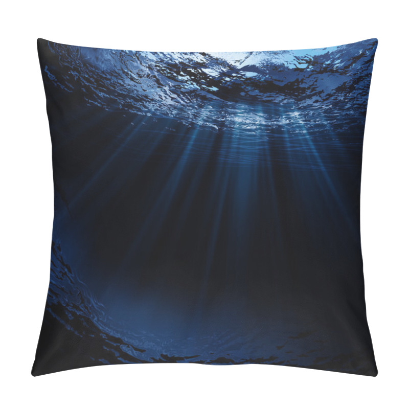 Personality  Deep Water Background Pillow Covers