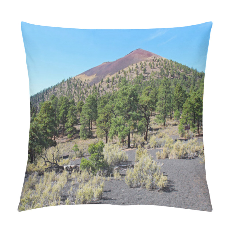 Personality  Slope Of The Cinder Cone At Sunset Crater Volcano National Monument North Of Flagstaff, Arizona Pillow Covers