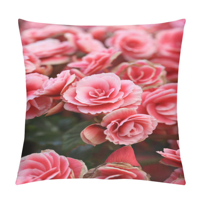 Personality  Begonia Flower Pillow Covers