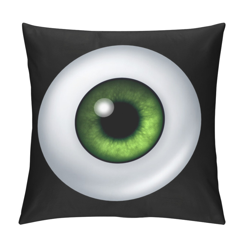 Personality  Human Green Eye Ball Organ Pillow Covers