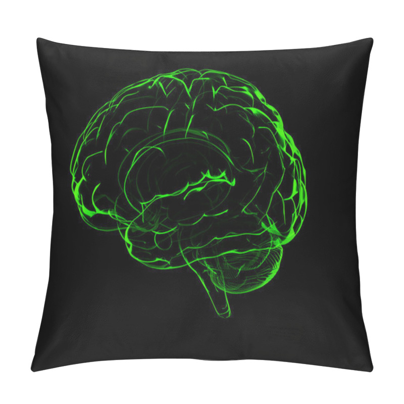 Personality  3d Human Brain Pillow Covers