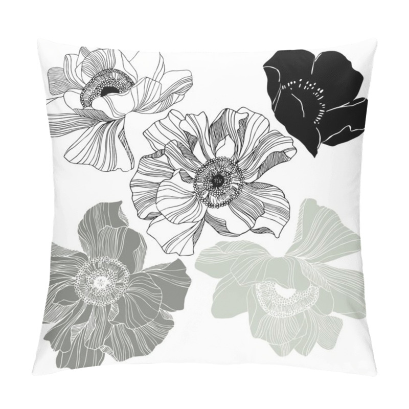 Personality  Set Of Rose Buds Pillow Covers