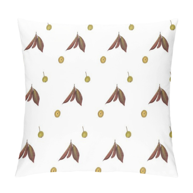 Personality  Floral Pattern From Dried Leaves Pillow Covers