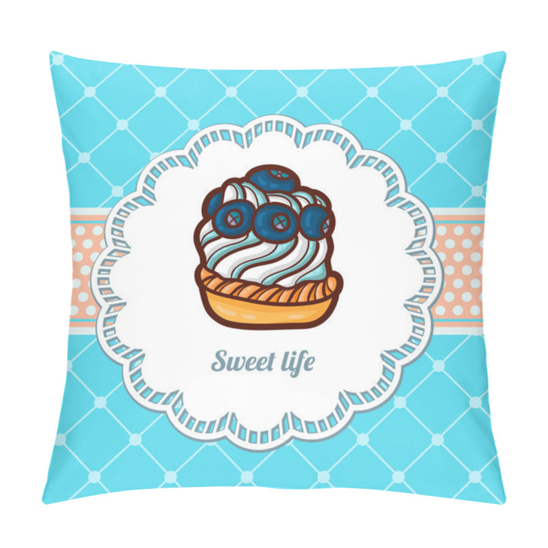 Personality  Cake Cards Template. Pillow Covers