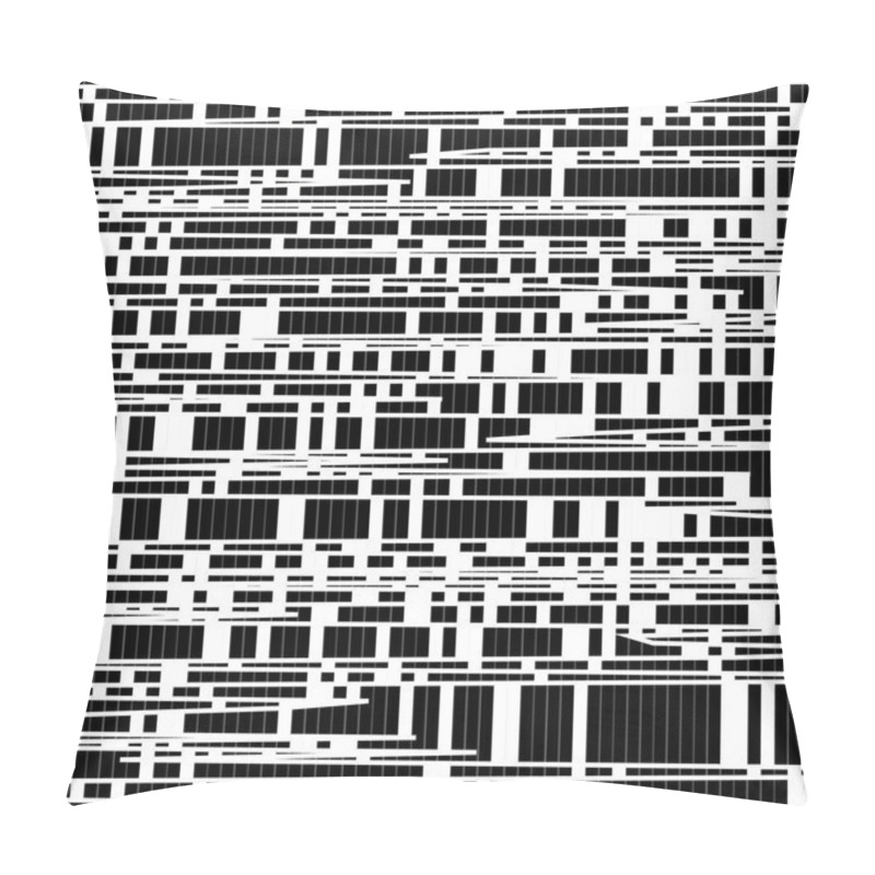 Personality  Black And White Geometric Forms Pillow Covers