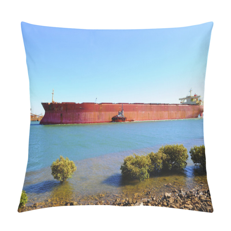 Personality  Freight Vessel Ship Harbour Pillow Covers