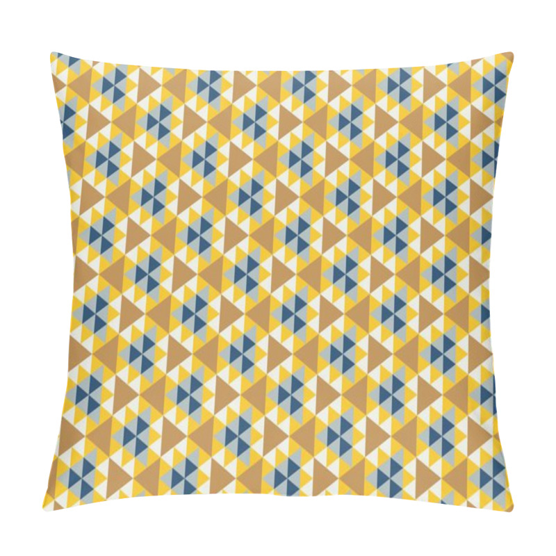 Personality  Seamless Abstract Background With Geometric Elements Pillow Covers