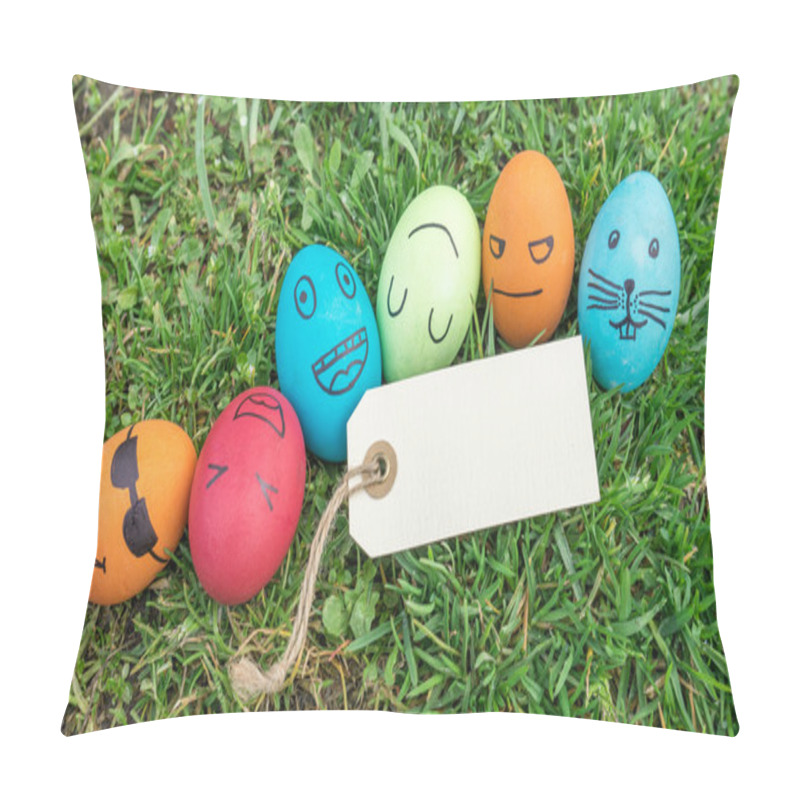 Personality  Funny Easter Eggs Pillow Covers