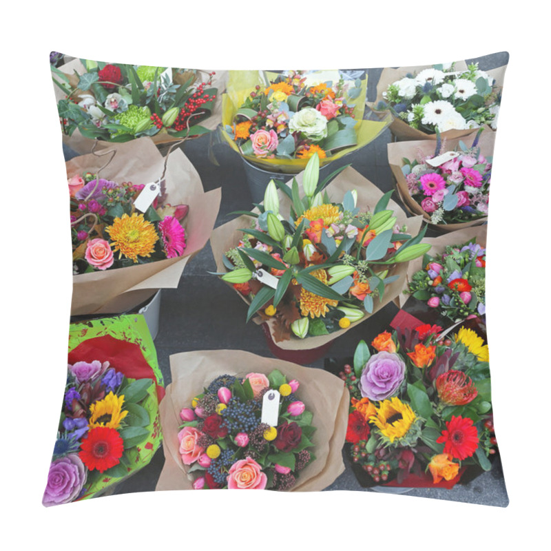 Personality  Flower Bouquets Pillow Covers