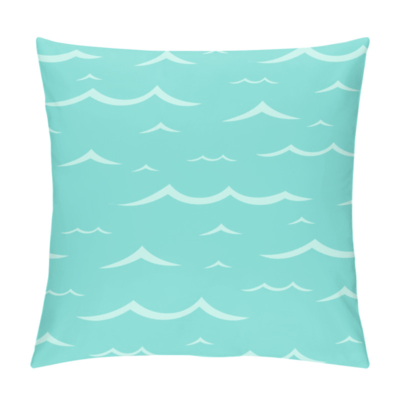 Personality  Pattern Background With Water Wave. Pillow Covers