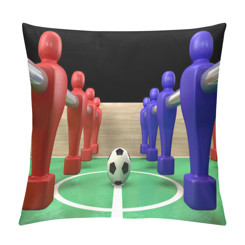 Personality  Foosball Table Closeup Pillow Covers