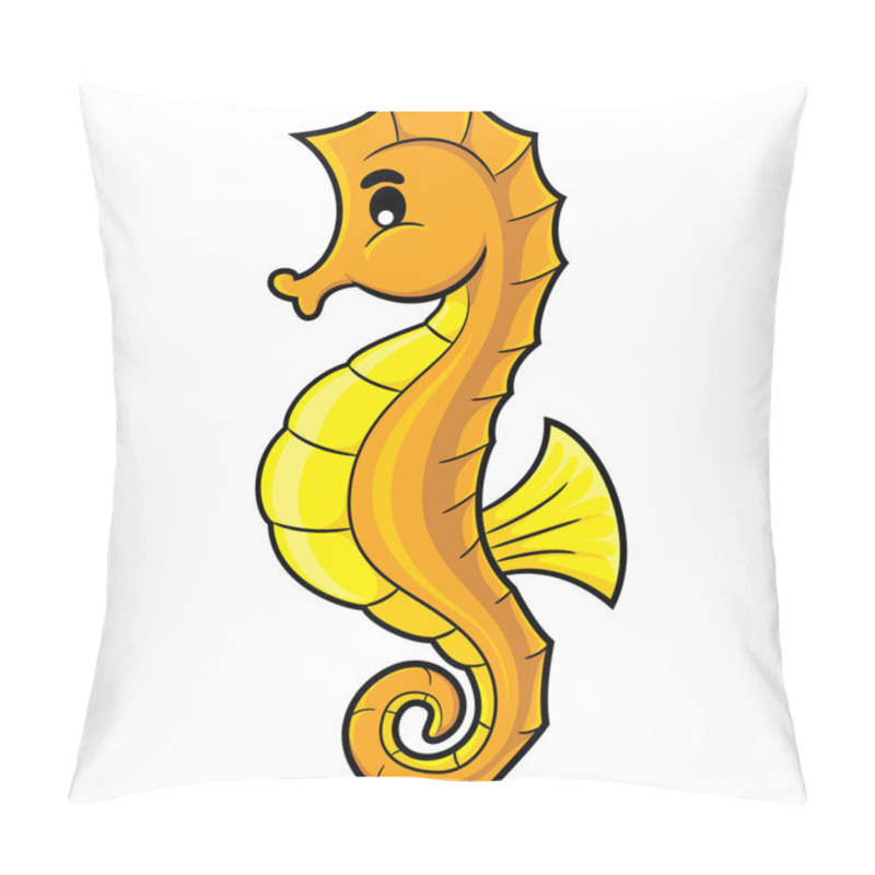 Personality  Sea Horse Cartoon Pillow Covers