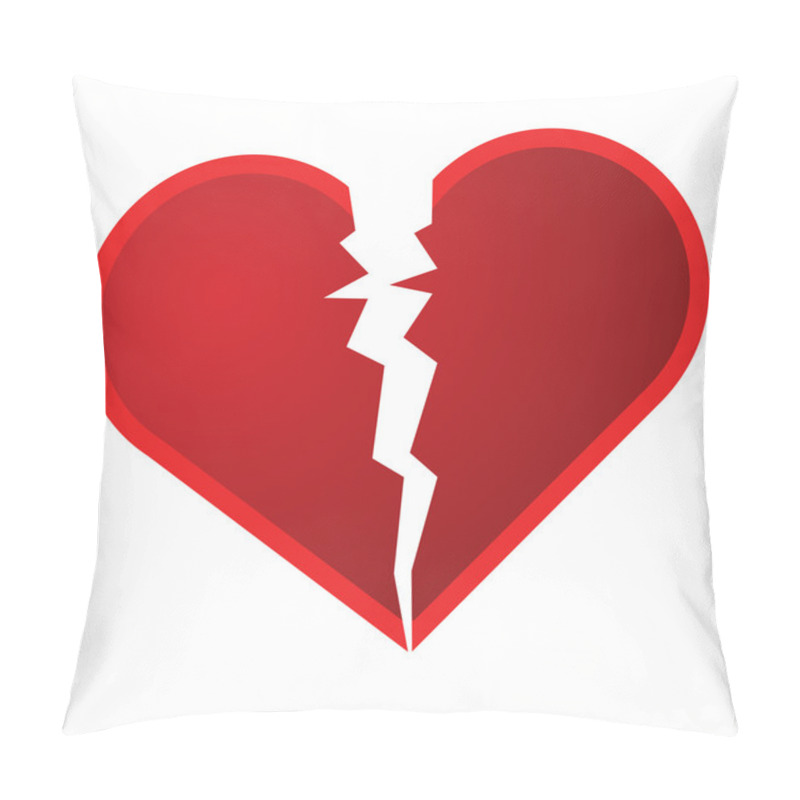 Personality  Broken Heart Pillow Covers