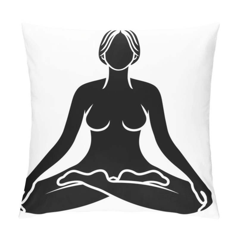 Personality  Woman Yoga Meditation Pillow Covers