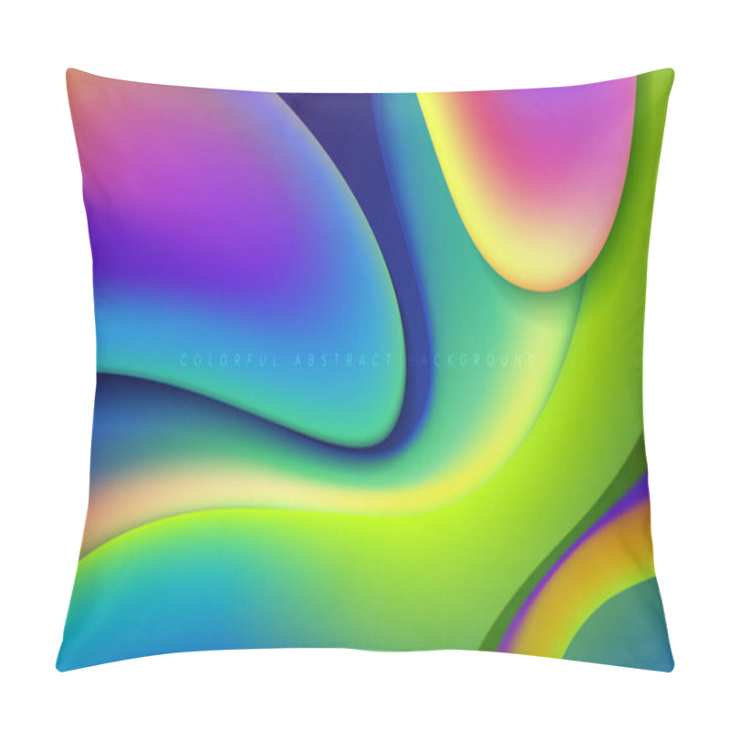 Personality  Abstract Distorted Shape Background Pillow Covers