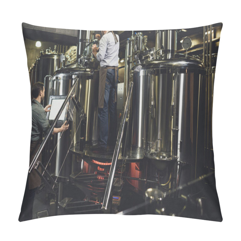 Personality  Brewers Working With Tanks  Pillow Covers