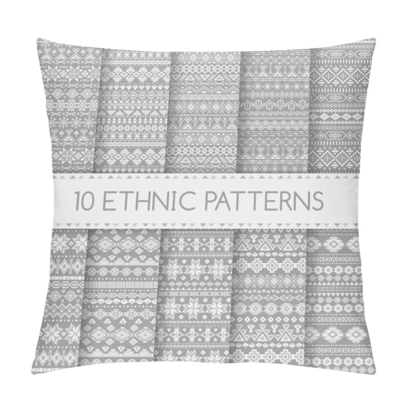 Personality  Ethnic Seamless Patterns. Pillow Covers