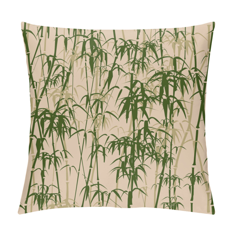 Personality  Bamboo Seamless Texture. Pillow Covers