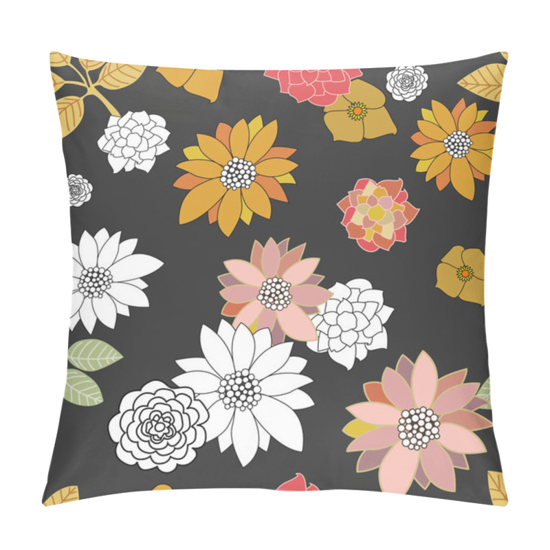 Personality  Floral Print With Oriental Motifs. Pillow Covers