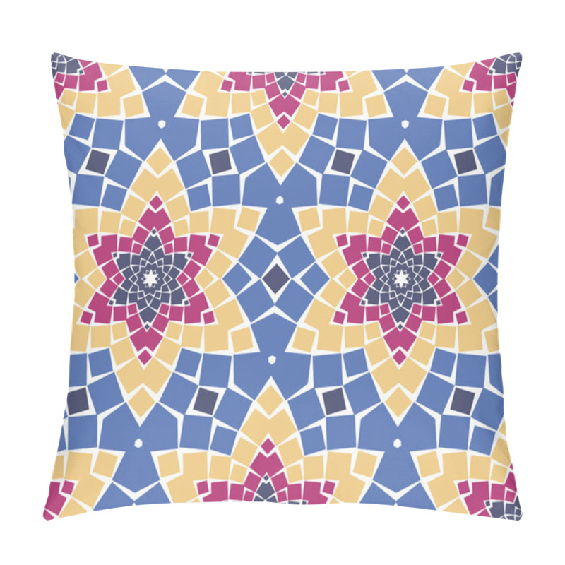 Personality  Vector Seamless Mosaic Ornaments Pillow Covers