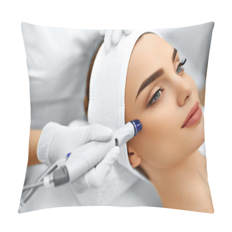 Personality  Face Skin Care. Facial Hydro Microdermabrasion Peeling Treatment Pillow Covers