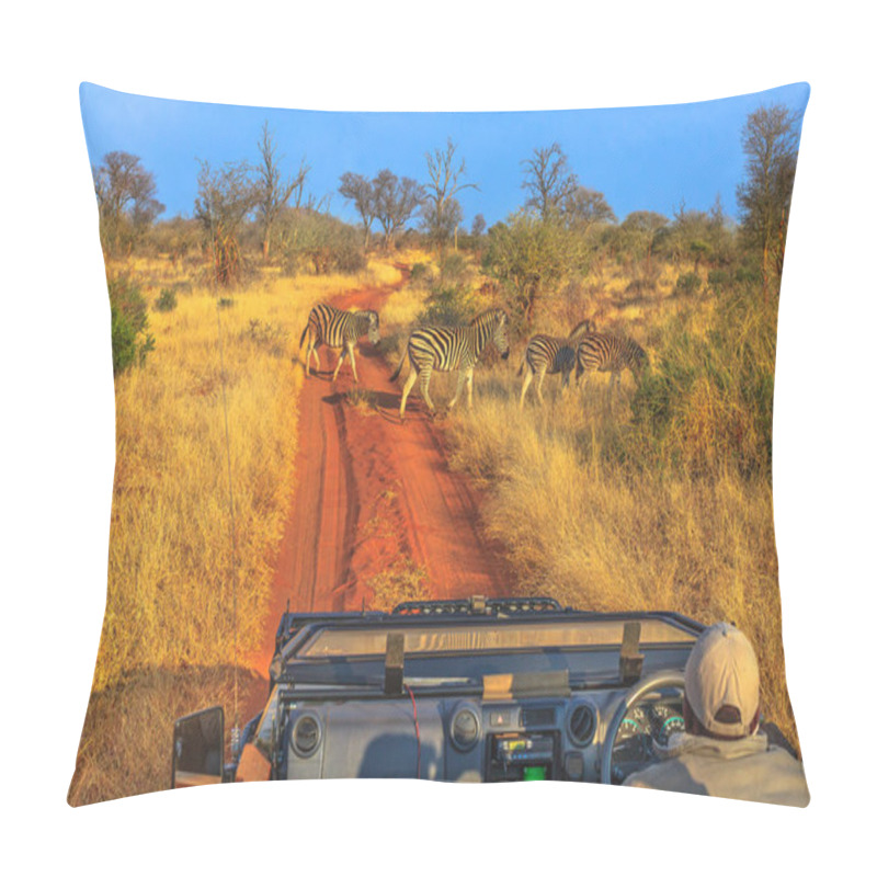 Personality  Zebras Game Drive Pillow Covers