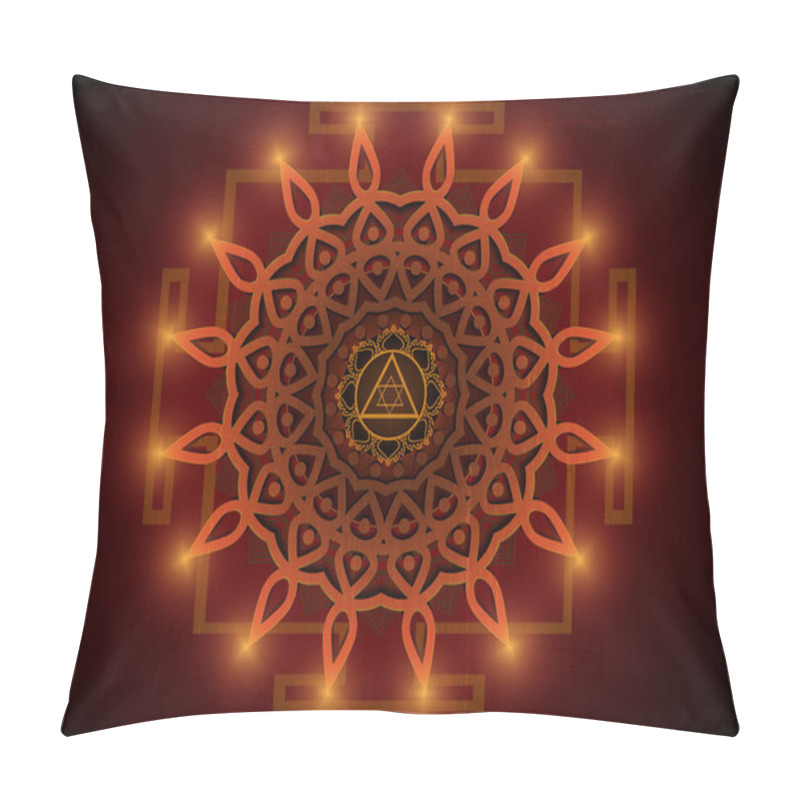 Personality  Yantra Goddess Lakshmi Pillow Covers