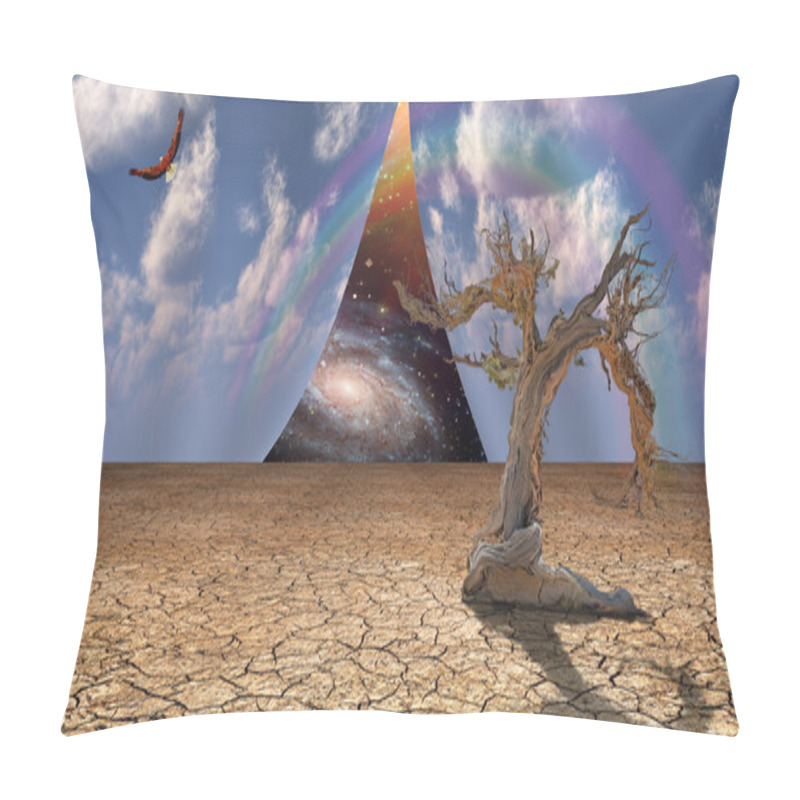 Personality  Desert Sky Peels Open To Reveal Other Lands Pillow Covers