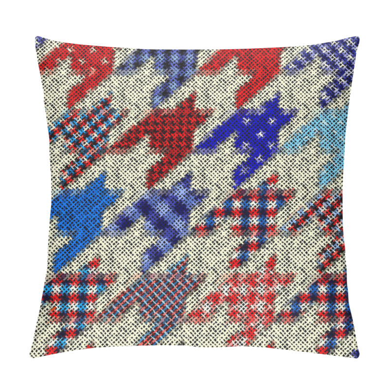 Personality  Seamless Hounds-tooth Pattern Pillow Covers