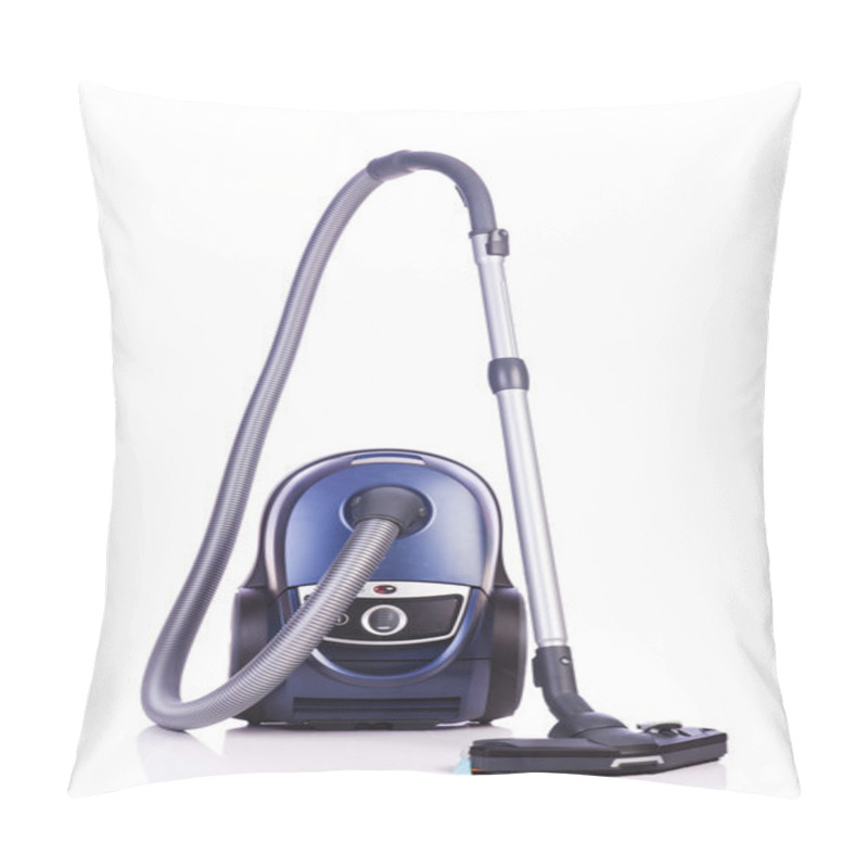 Personality  Vacuum Cleaner Isolated On The White Pillow Covers