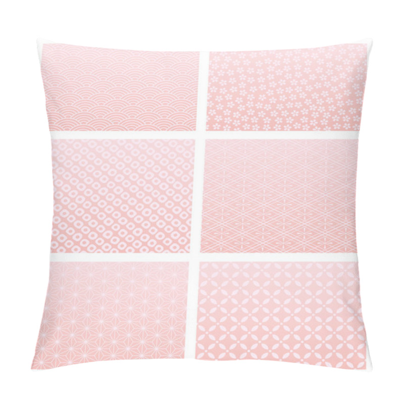 Personality  Japanese Pink Pattern Pillow Covers