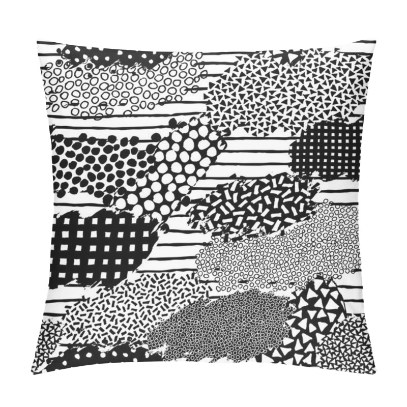 Personality  Irregular Patchwork Pattern Pillow Covers