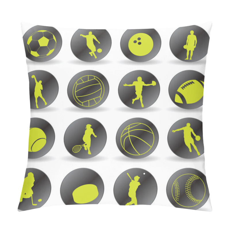 Personality  Sport Icons Pillow Covers