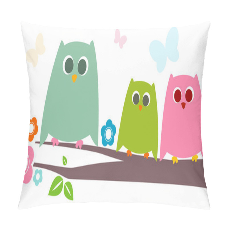 Personality  Cute Owls Pillow Covers