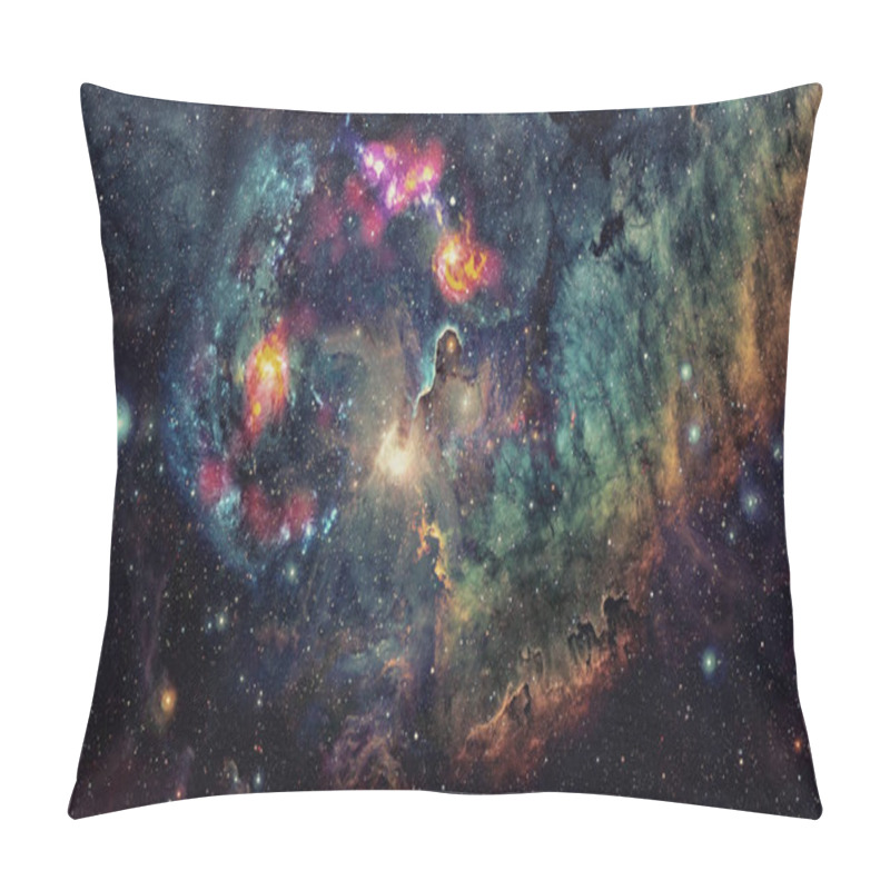 Personality  Starry Outer Space Background Texture. Elements Of This Image Furnished By NASA. Pillow Covers